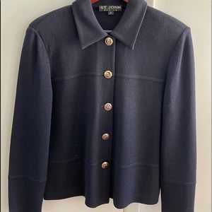Saint John black classic jacket amazing condition